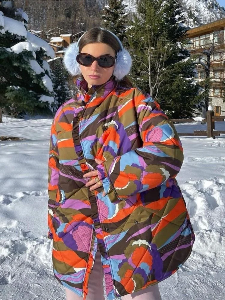 Рисунок 6 - Женское хлопковое пальто с цветочным принтом