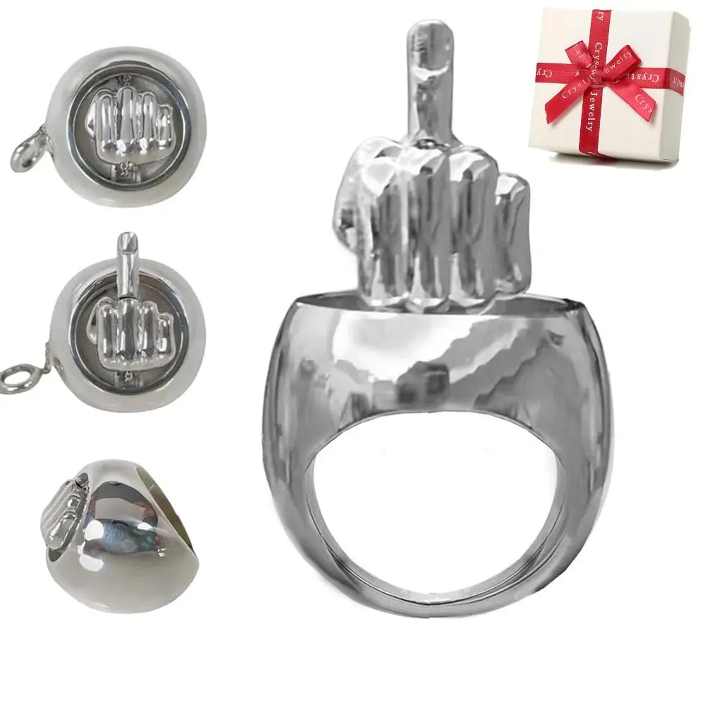 Подарок на палец розыгрыша кольцо-спиннер для пальцев индивидуальный ниша новый