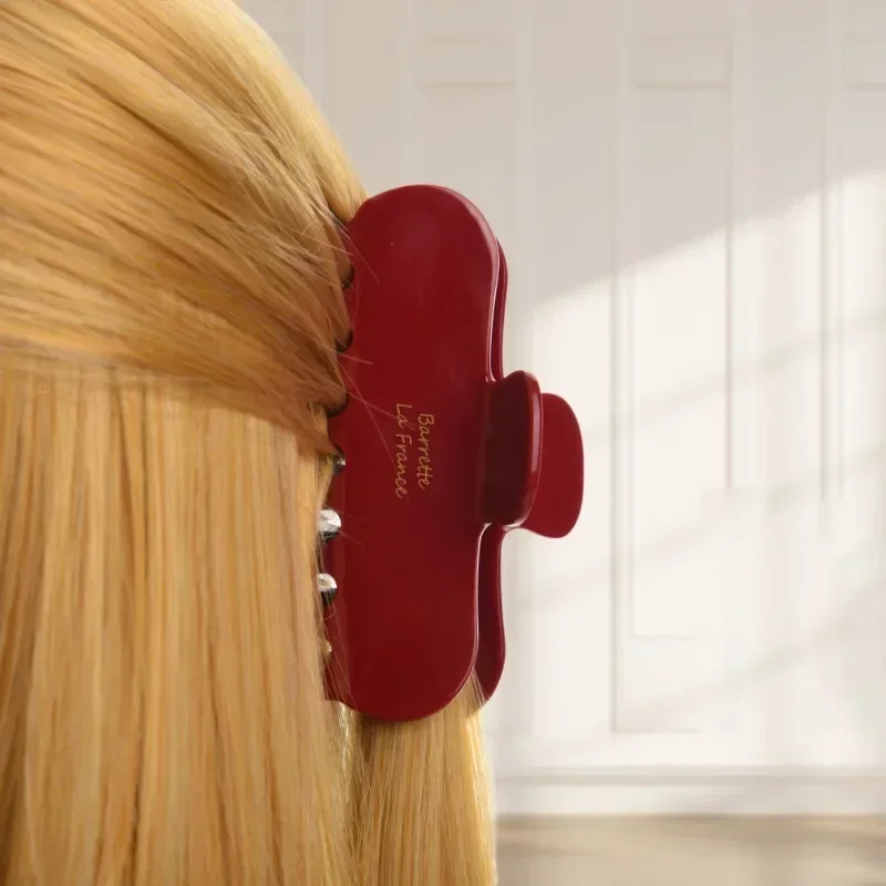 Новые простые большие заколки для волос ацетатные классический универсальный