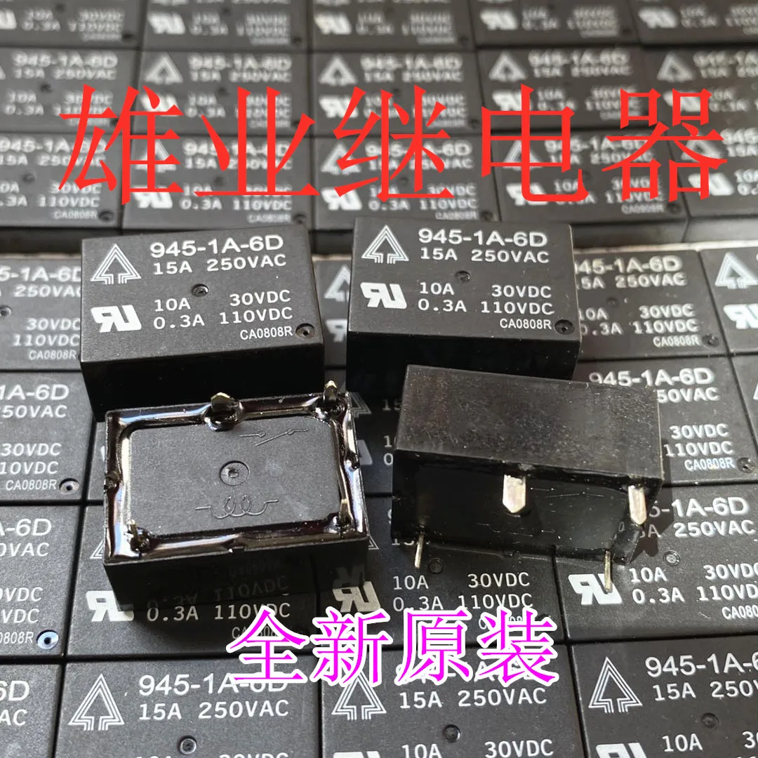(10 шт./партия) 945-1A-6D 6VDC 15A 4