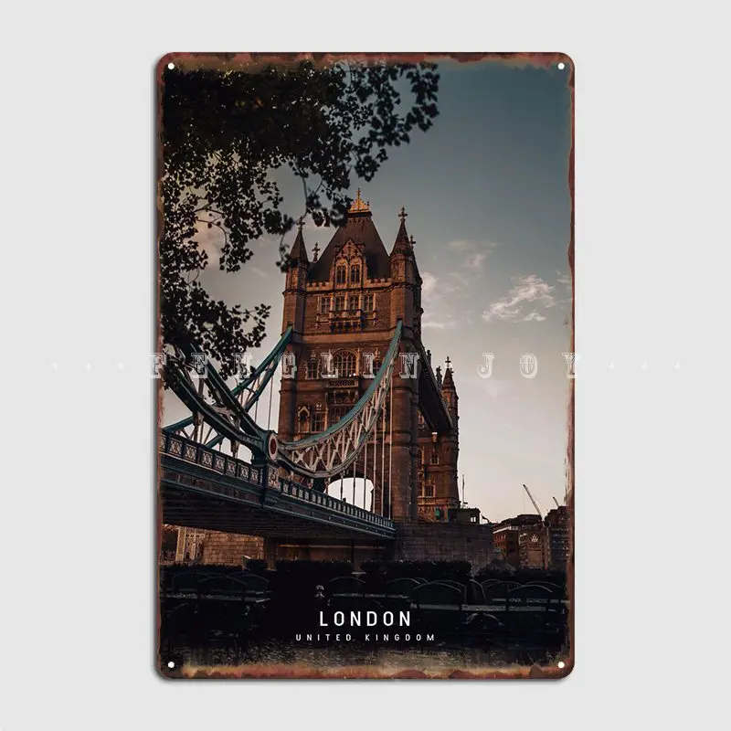 

London Metal Sign Club Bar Poster Pub Retro Tin Sign Poster