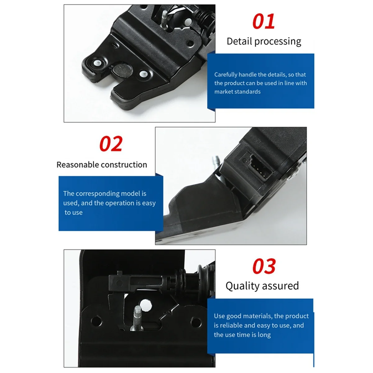 51247197081 Привод замка багажника задней двери автомобиля для BMW E65 F01 745I 745Li 2002-2005 750I