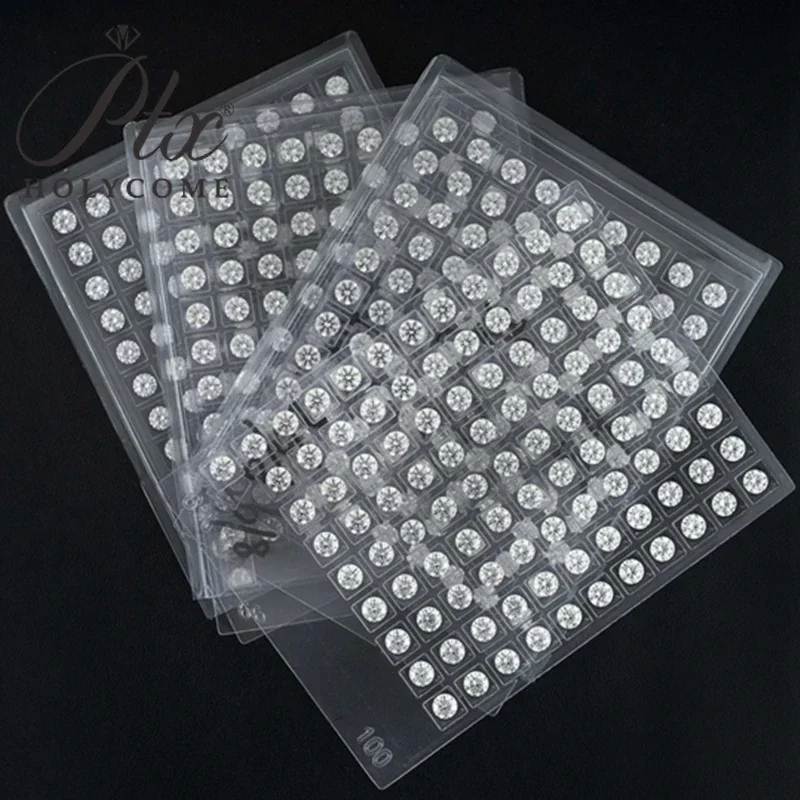 Прямые продажи свободные муассаниты камни круглой формы цвет D полный размер 0 7-20