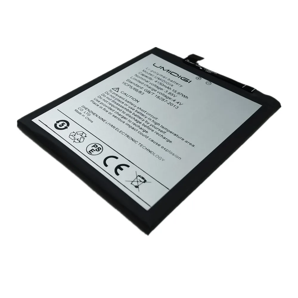Оригинальный аккумулятор емкостью 4150 мАч для телефона UMI Umidigi X