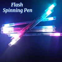 cool rotating led flash gel pen with light student fashion 0 5mm gaming spinning pen ballpoint with battery kids creativity gift
