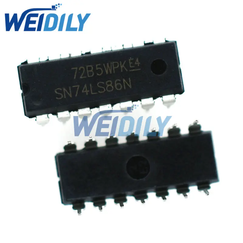 

10 шт., HD74LS86P DIP14 HD74LS86 DIP SN74LS86N 74LS86 DIP-14, новинка