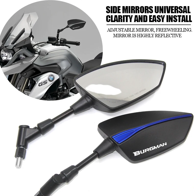 

For SUZUKI BURGMAN AN125 AN250 AN400 AN650 AN 650 Burgman 400 650 125 200 Motorcycle Rearview Mirror