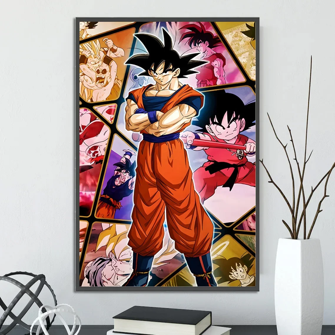 Самоклеящийся постер Dragon Ball Super Saiyan Goku