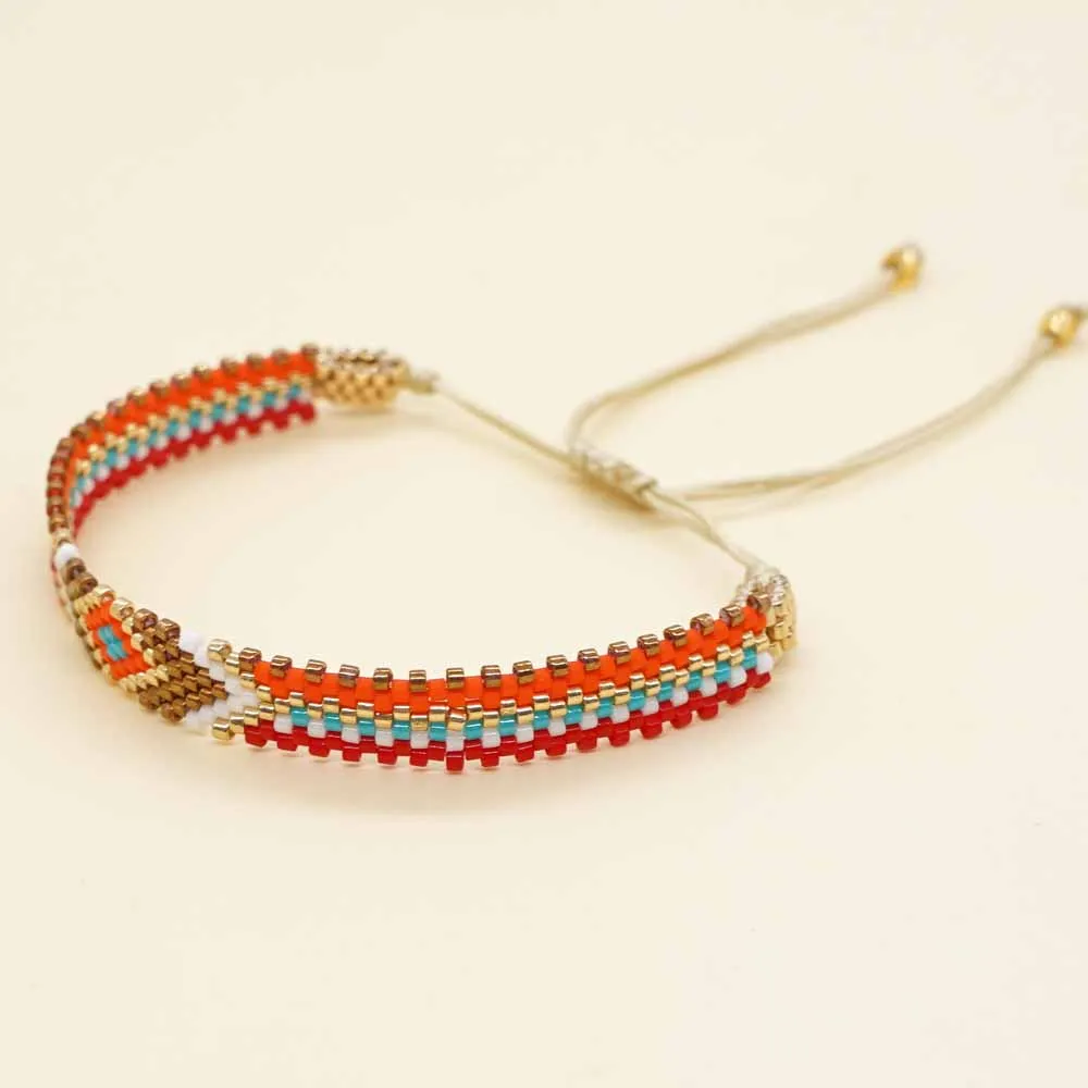 

YASTYT Colorful Bracelets For Women Boho Miyuki Handmade Bead Bracelet New In Summer Trendy Friendship Evil Eye Jewellery Gift