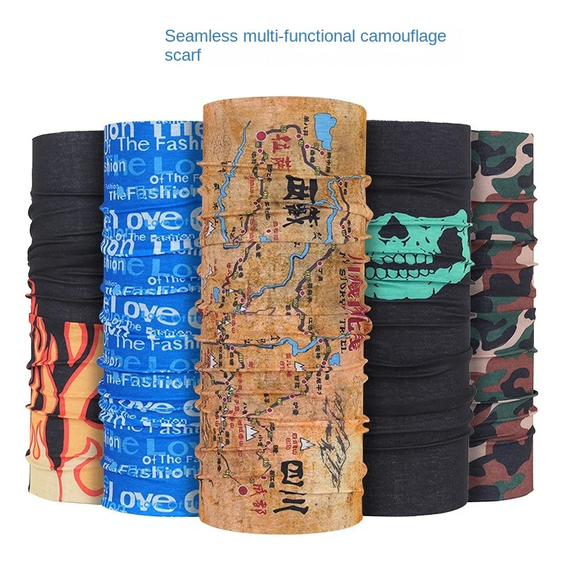 

Outdoor Mountaineering Magic Headband Wind Proof Fast Dry Sports Equipment Neck Bicycle Riding Mask Sports Versatile Headband