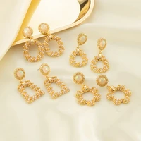 fashion drop earring for women wedding jewelry elegant shiny dangle satement earrings gifts