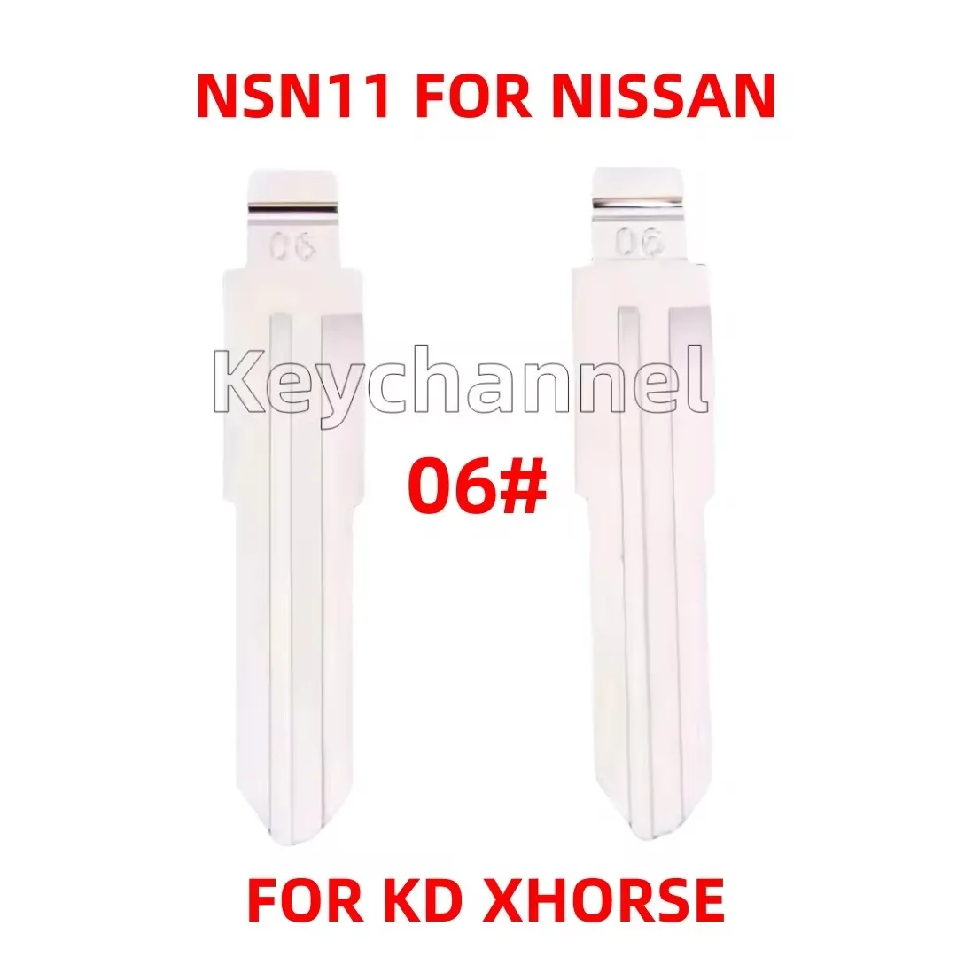 

10 Шт. Лезвий Для Автомобильных Ключей NSN11 06 # Откидной Ключ KD С Лезвием Для Брелока KEYDIY Xhorse