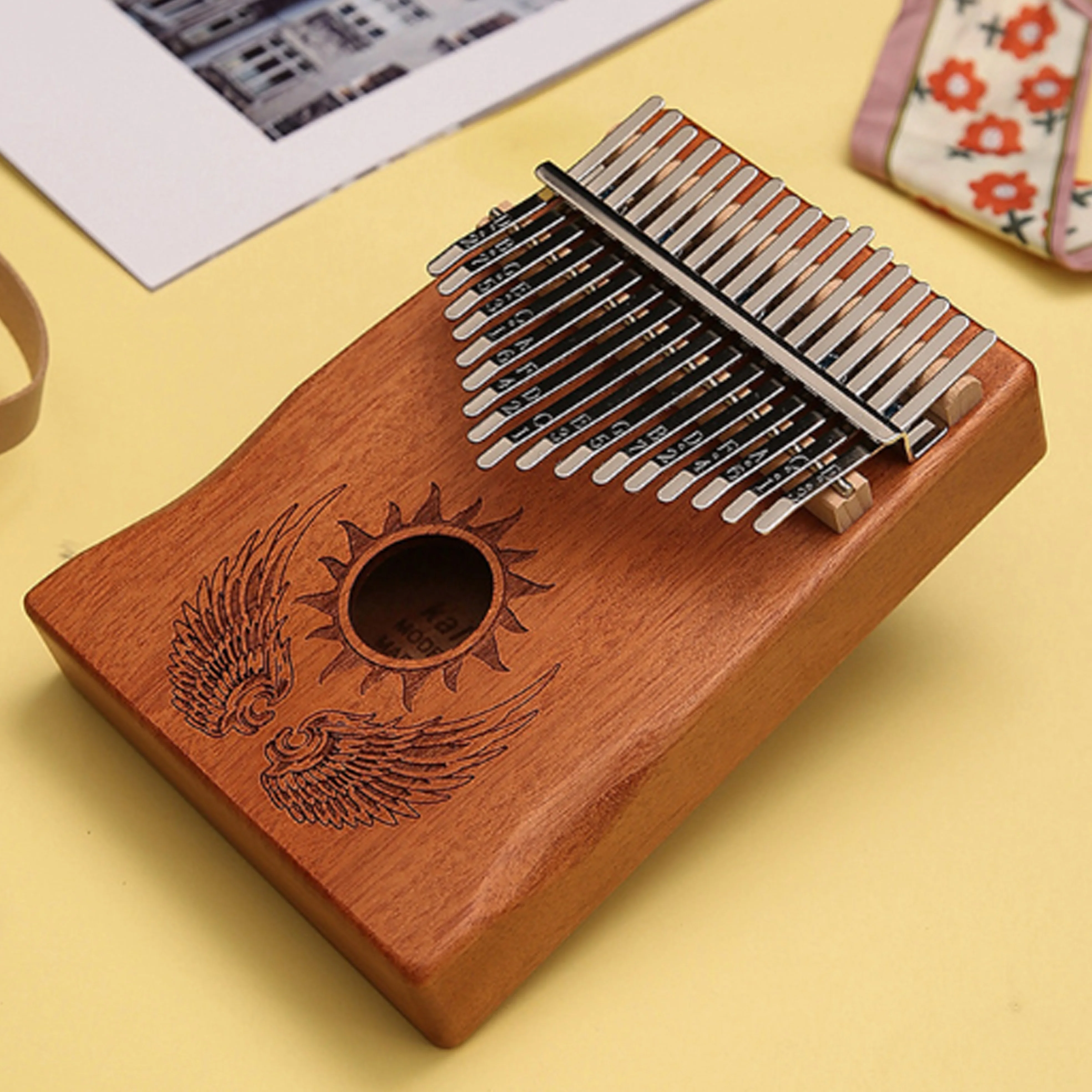 Thumb Fiddle 17-тональный портативный инструмент Carimba
