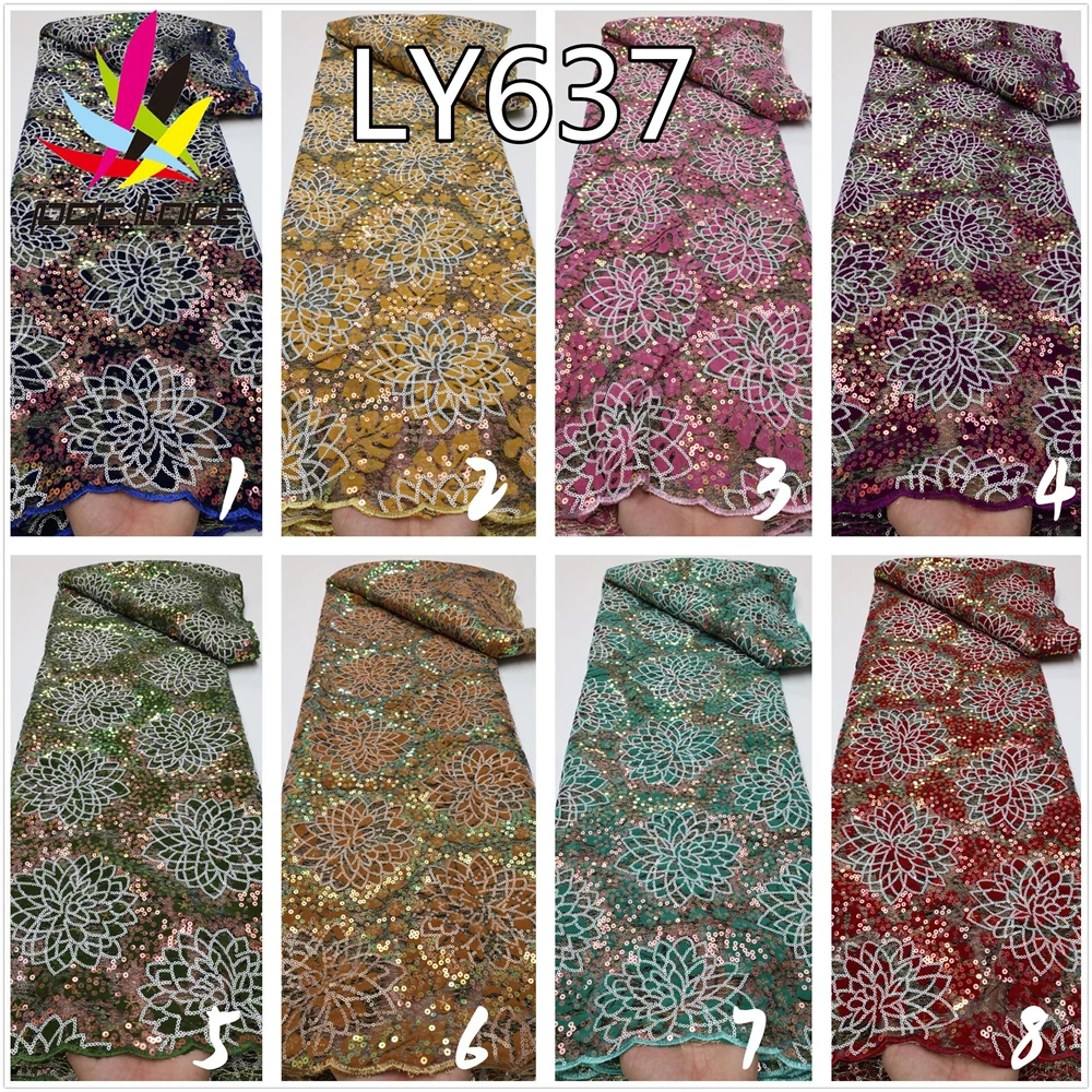 PGC африканская кружевная ткань 2022 Высококачественный кружевной материал