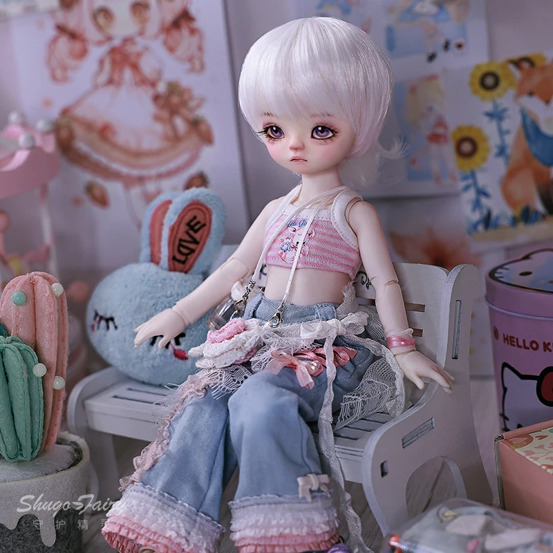 Shuga Fairy Sapphire 1/6 BJD кукла игрушки из смолы для детей розовый крутой летний хороший