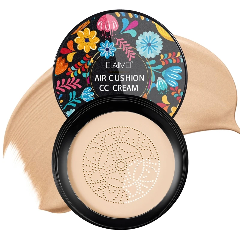 

Moisturizing Brighten Foundation,Mushroom Head Air Cushion CC Cream Concealer