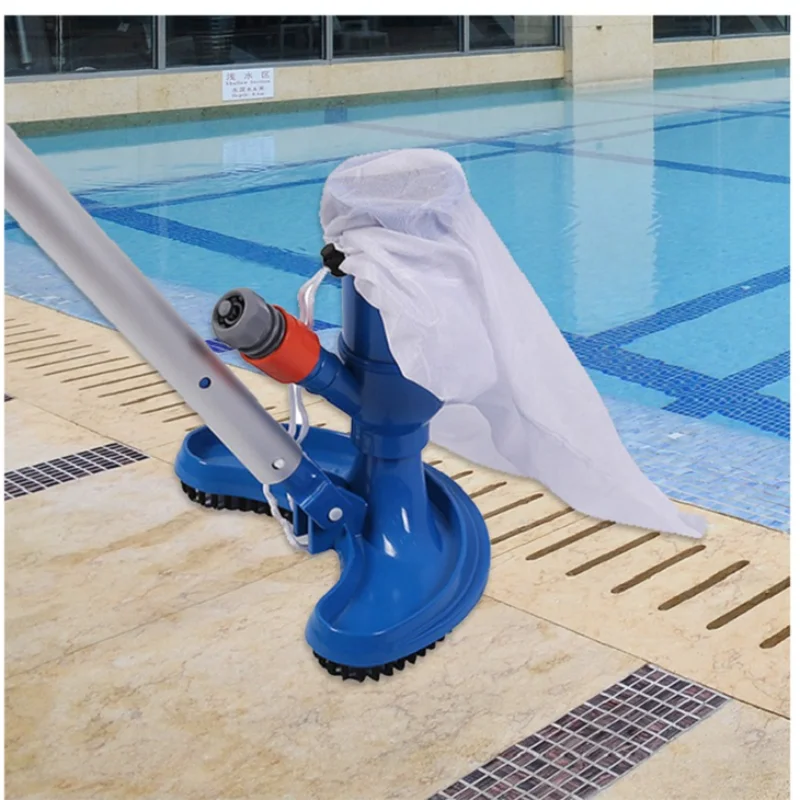 Swimming Pool Vacuum Cleaner Cleaning Disinfect Tool Suction Head Pond Fountain Spa Pool Vacuum Cleaner Brush with Handle EU/US