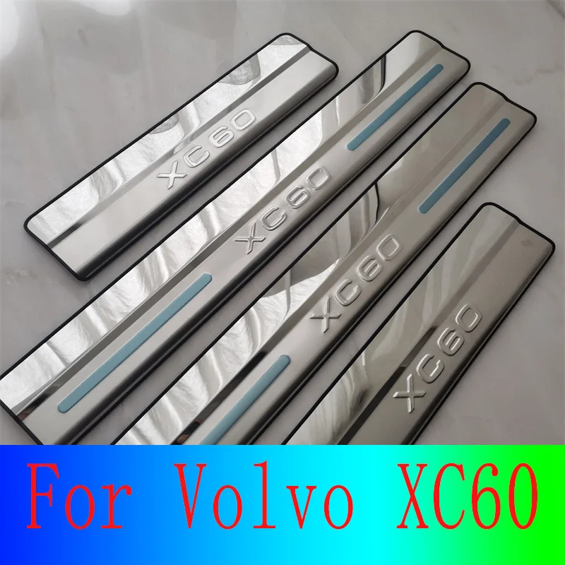 

High-quality Stainless Steel Car Exterior Parts Door Step Sills Decoration Accessories Welcome Pedal For Volvo XC60 2011-2017