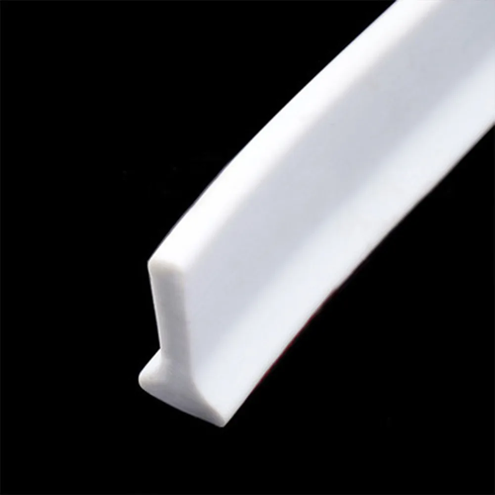 

100-300CM Rubber Silicone Shower Barrier Water Stopper Bathroom Waterproof Strip Water Retaining Strip Bendable Door Bottom