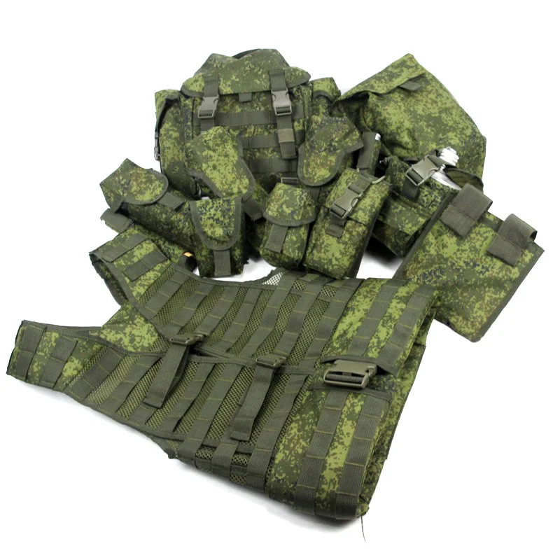 

Tactical Russia 6sh117 Combat Equipment MOLLE Tactical Vest Body Various MOLLE Accessories