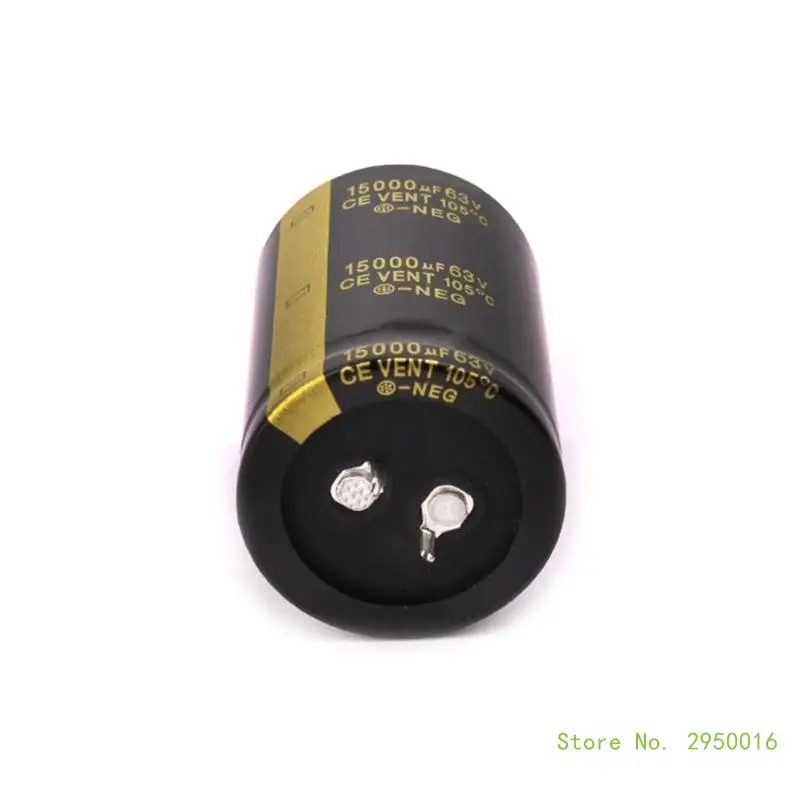 Электролитический конденсатор на 63 в 15000 мкФ сделай сам большой объема 35x60 мм для