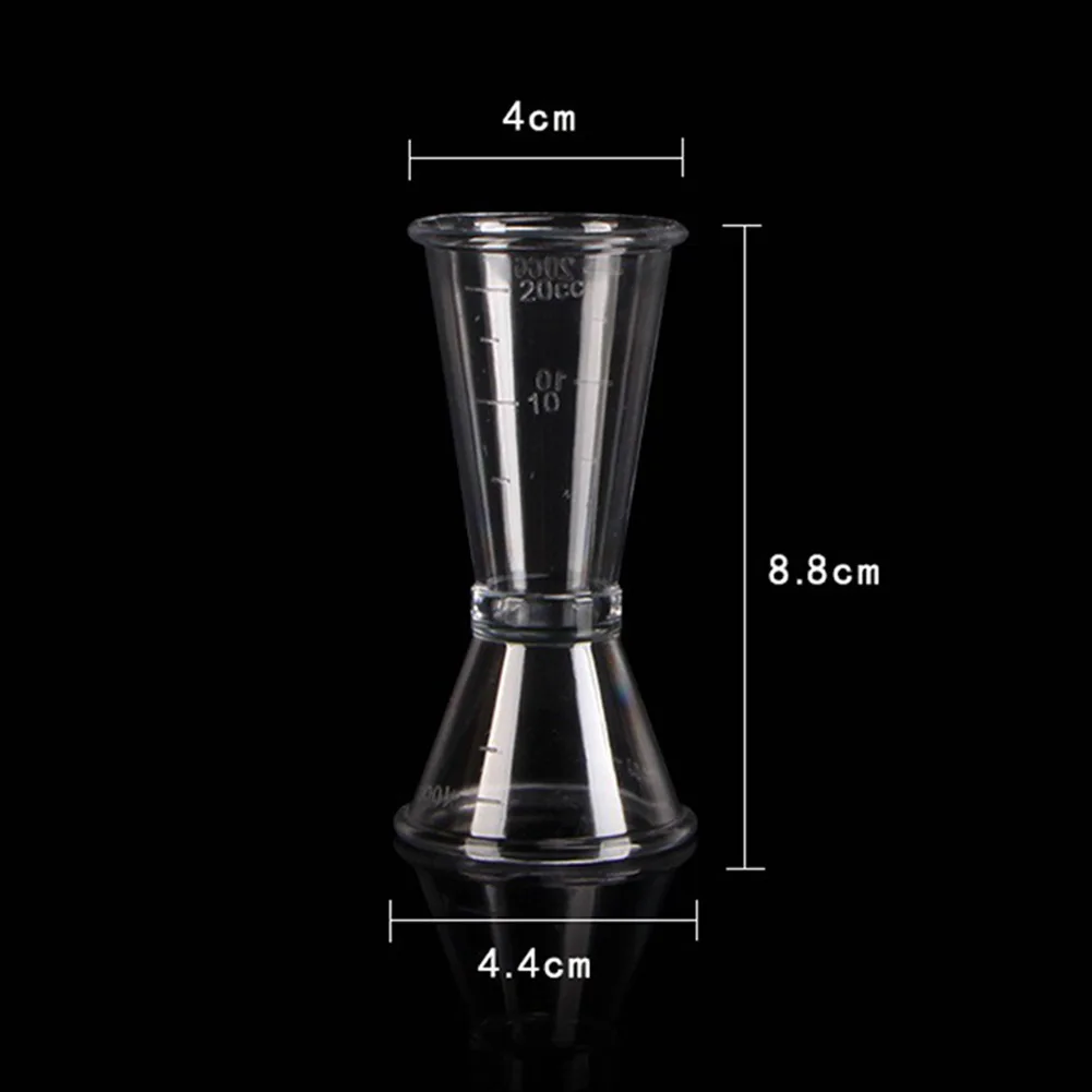 

Bar Tools Measuring Cup Transparent Two Functional Sides 10.6*4.7*4.3CM 8.8*4.4*4CM Accessories Cocktails Deep Well