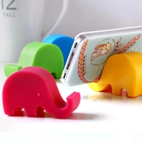 universal mini elephant phone stand multifunctional desktop for iphone samsung xiaomi huawei phone tablet support accessories