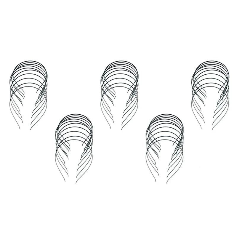 50 шт. 3 мм Пустые повязки на голову металлическая повязка для волос много