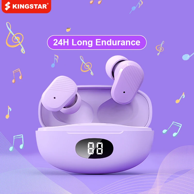 

TWS-наушники KINGSTAR с поддержкой Bluetooth 5,2 и защитой класса IPX6