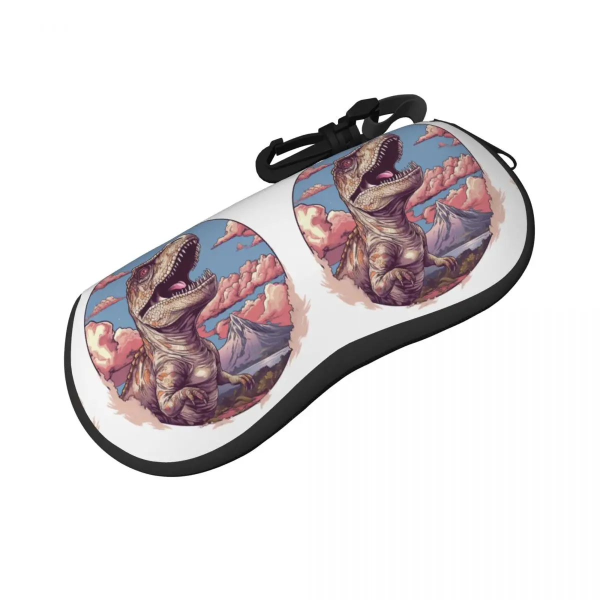 

Dinosaur Horizontal Glasses Case Detail Design Fashion Travel Sunglasses Pouch Men Women Original Eyewear Box