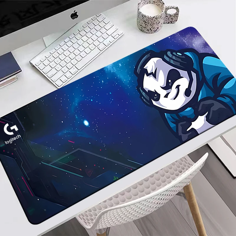 

Коврики для мыши Logitech Mausepad, большой игровой коврик в стиле аниме, милые аксессуары, игровой компьютерный коврик в японском стиле, коврик для настольного компьютера