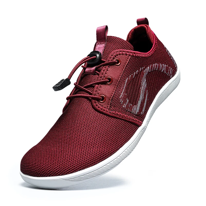 Кроссовки с широким носком для мужчин и женщин легкая Минималистичная обувь без