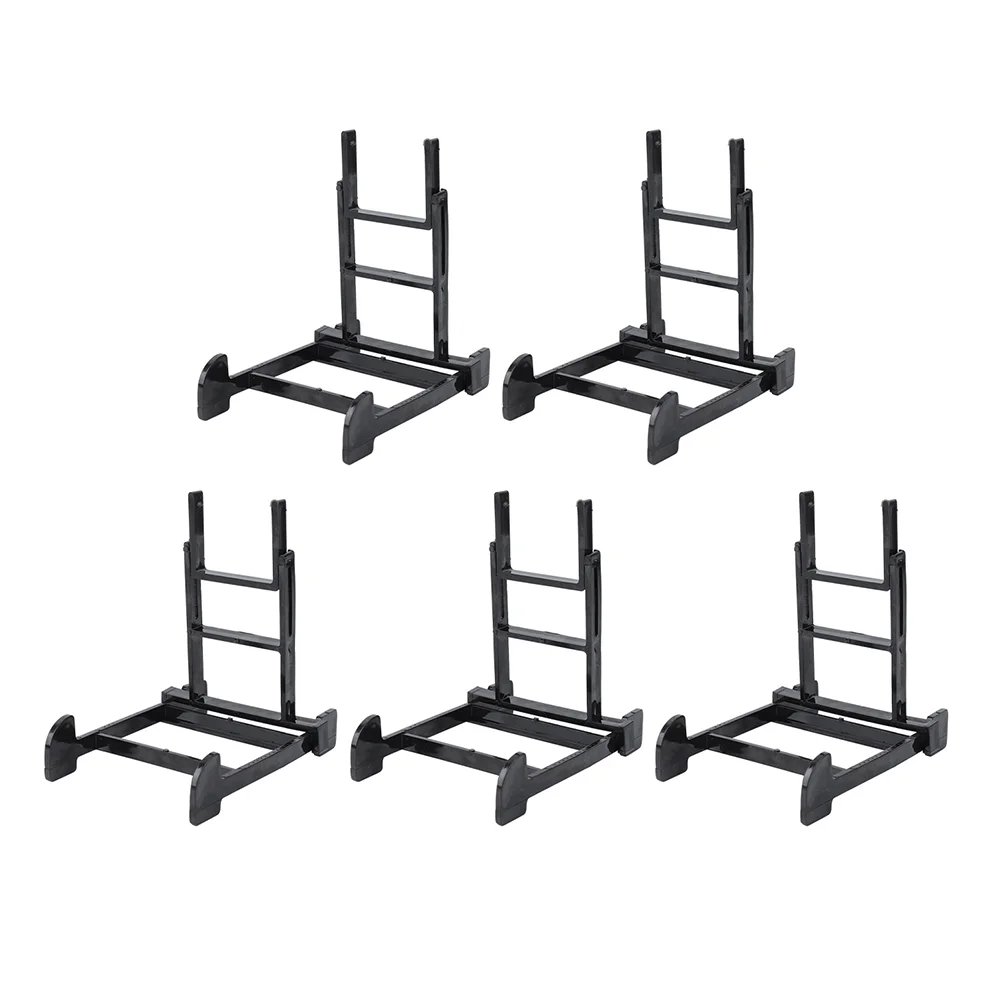 

5pcs Plastic Display Stands Plastic Frame Holders Multipurpose Display Racks
