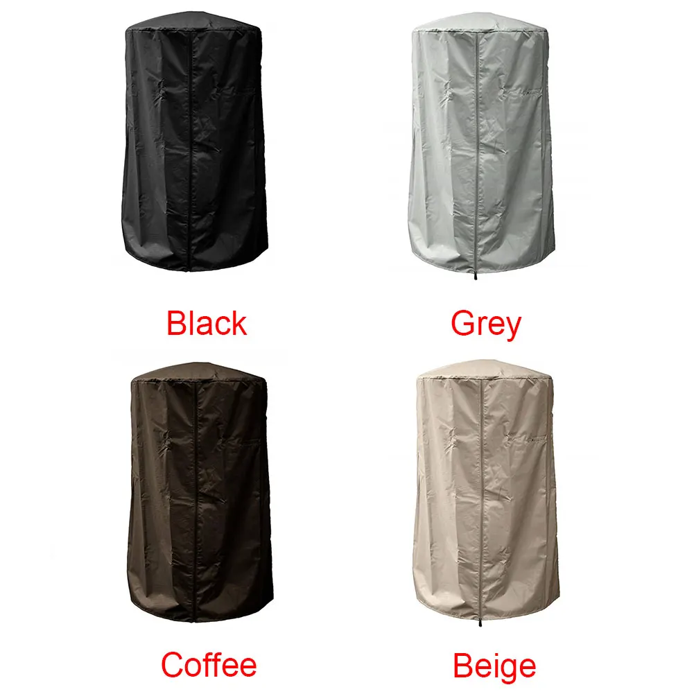 Zipper Closure All Seasons Accessories Garden Home Rainproof Dustproof Anti Frost Patio Heater Cover Polyester Outdoor Sunscreen |