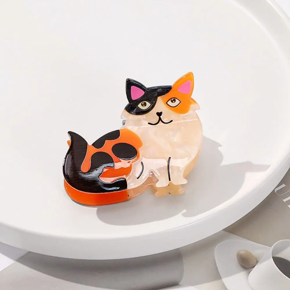 Модный корейский стиль уксусная кислота заколка для волос в виде животного