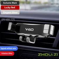 car mobile phone holder air outlet clip air vent mounts gps stand bracket for%c2%a0volvo v60 interior accessories