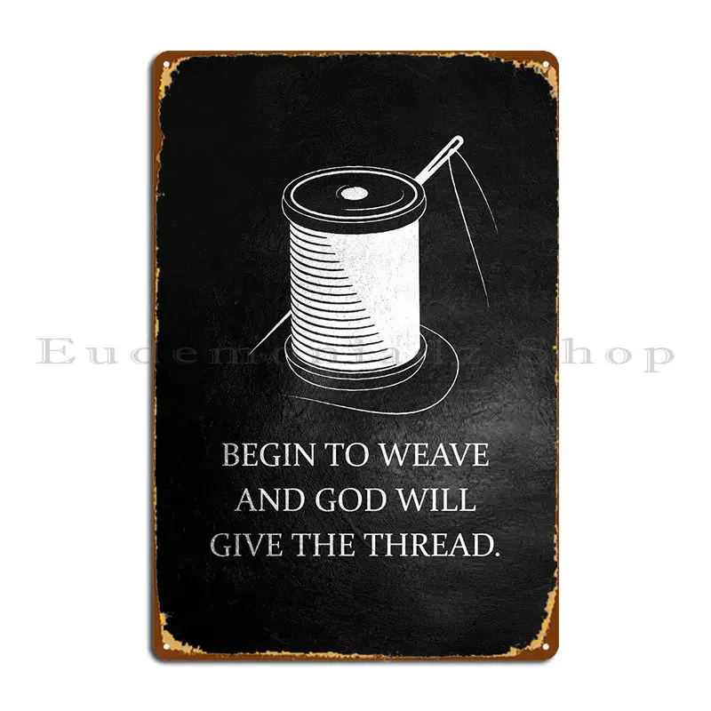 

German Proverb Metal Signs Mural Funny Wall Plaque Customized Club Tin Sign Poster