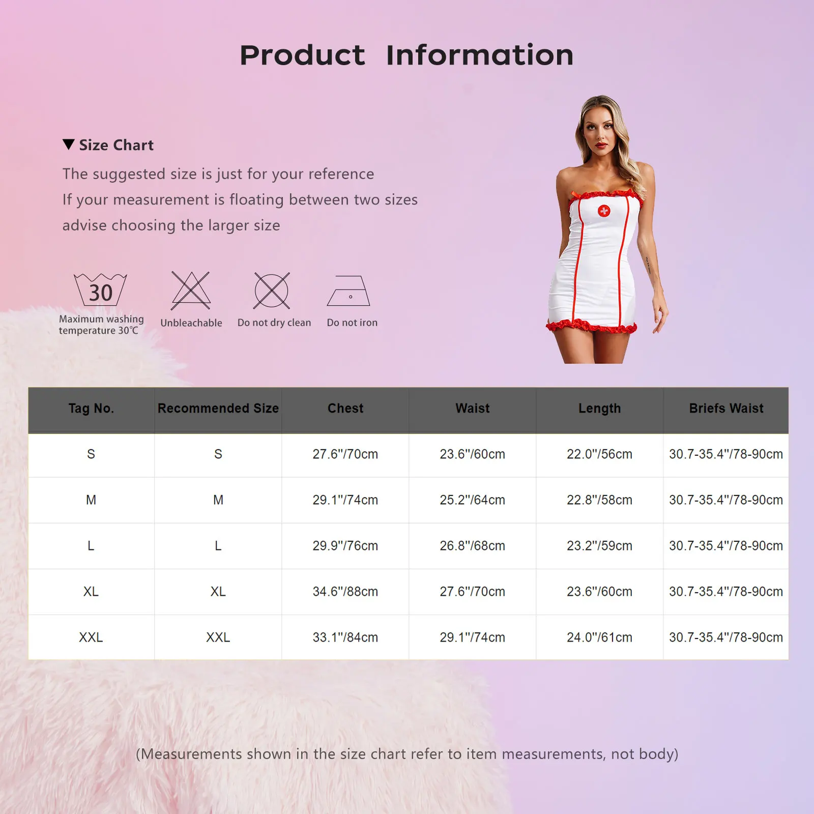 Женское сексуальное нижнее белье платье сладкий озорной медсестры костюм для