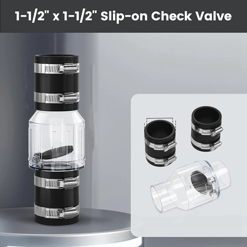 Зворотный клапан 1-1/2-дюймового цвета замена обратного клапана насоса поддона с