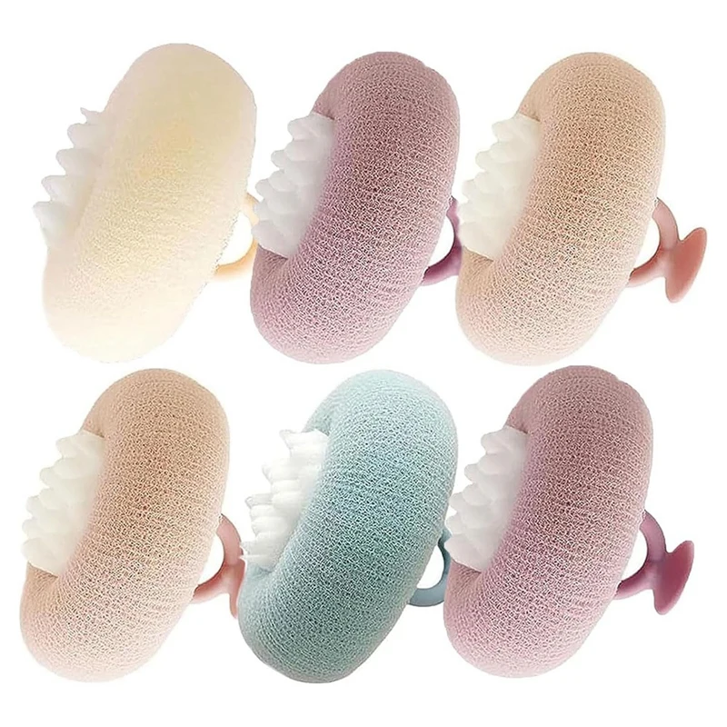 

Набор 2 в 1 подсолнухов для ванной, 6 шт., набор мягких подсолнухов на присоске