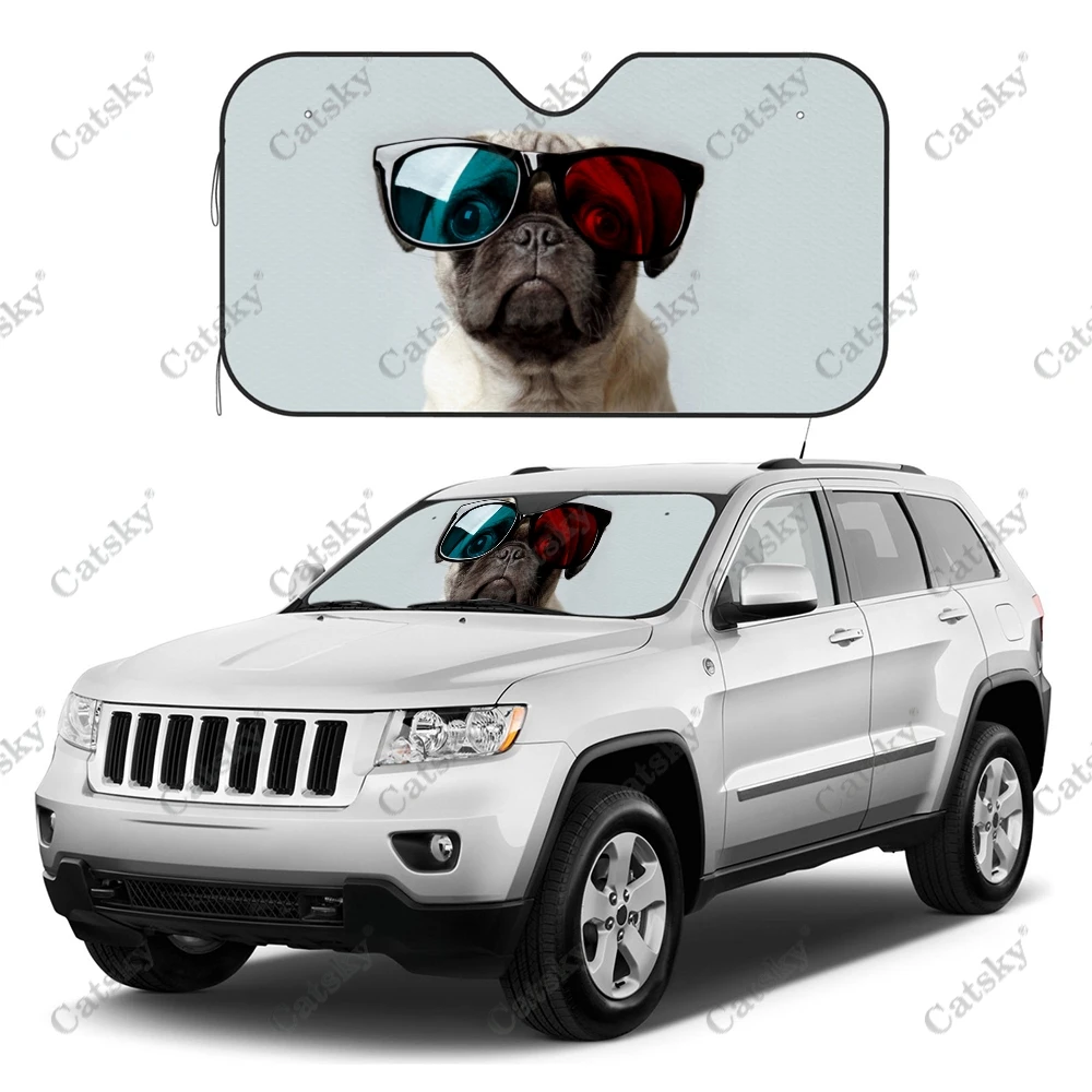 

Аксессуары для интерьера автомобиля, складной солнцезащитный козырек с УФ-рисунком