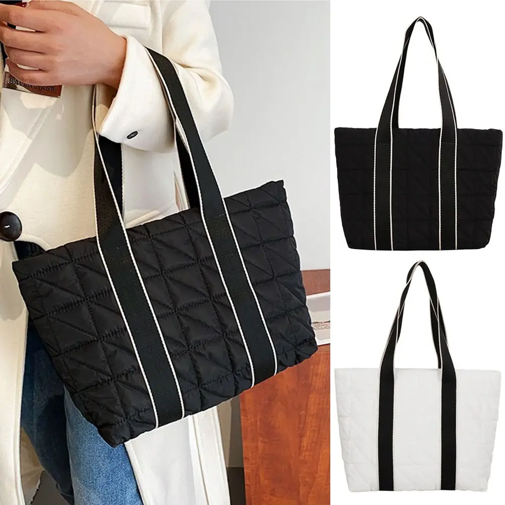 

Fashion Women Large Capacity Cotton Padded Tote Bags Shoulder Bag Hobo Bag Handbags