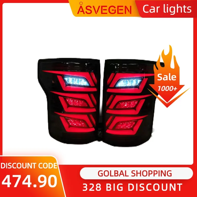 

LED Tail Lights For FORD F150 Taillight 2015-2020 Car Accessories Dynamic DRL Turn Signal Lamps Fog Brake Reversing