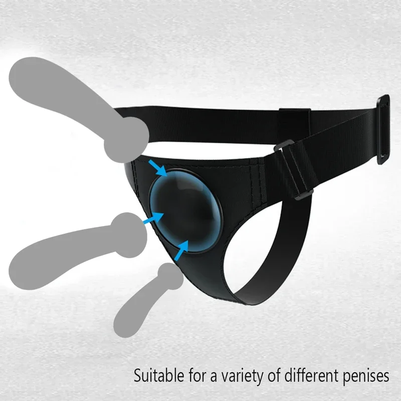 Силиконовая анальная пробка на большом пенисе регулируемые БДСМ-штаны