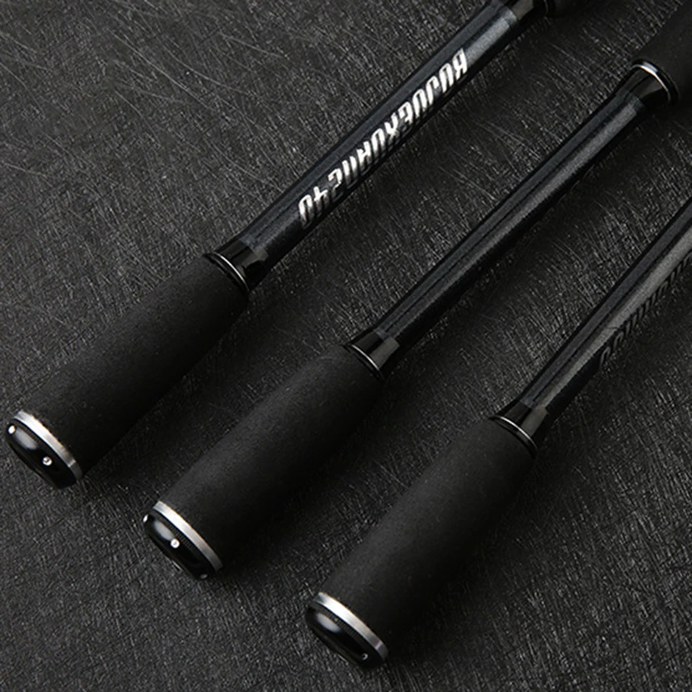 

Durable Easy To Carry Practical Ultra-light Ultra-tough Fishing Rod Fishing Tool 1.8M-2.7M 2000G Black Carbon Fiber