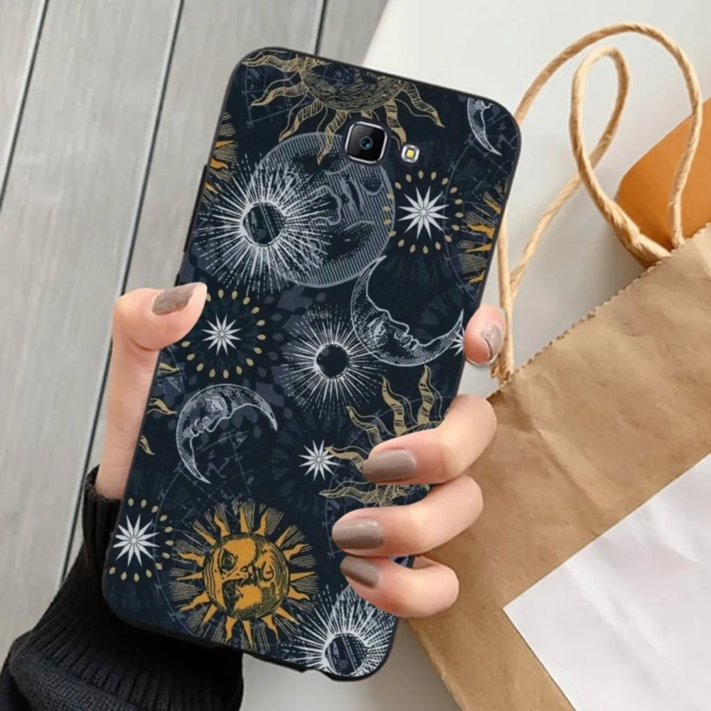 Астрологический чехол Suns Moons с облаками для Samsung J 7 plus 7core J7 neo J6 prime J4 J5 мобильного