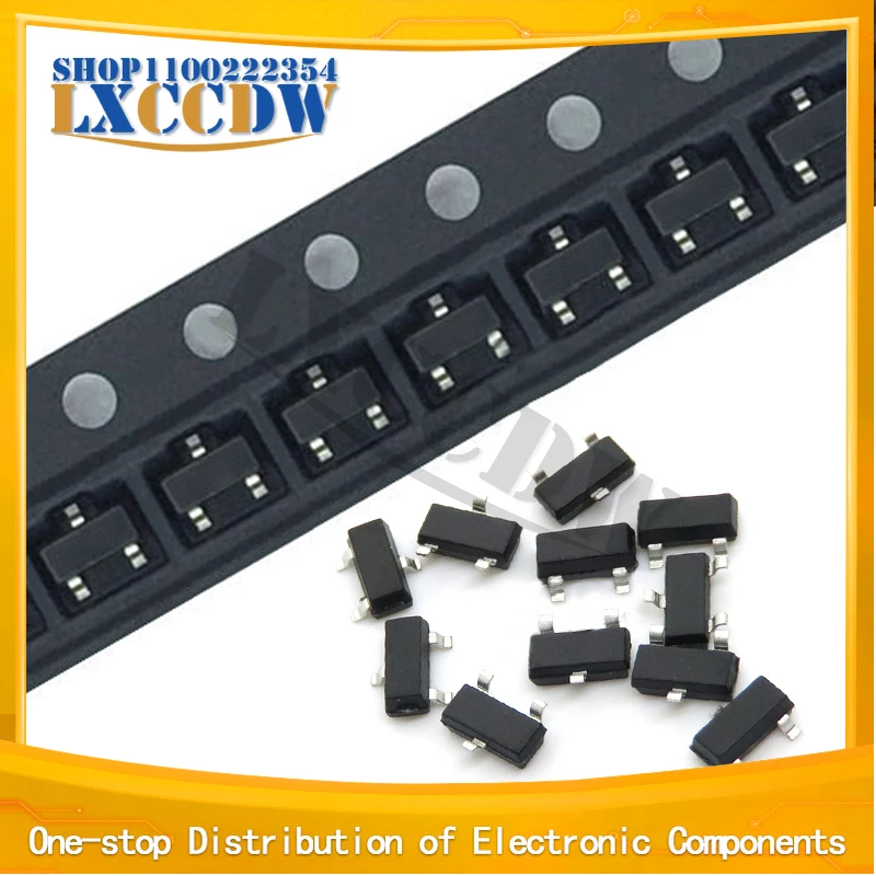 

50 шт. 2N7002LT1G 2N7002 SOT-23 SMD 702 MMBT2907A 2F 2N2222 1P 2N3904 1AM 2N3906 2A 2N5551 G1 2N5401 2L MMBT2222A MMBT5551