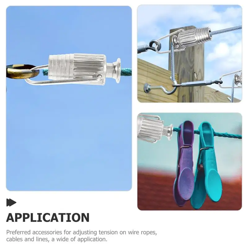 Натяжитель для белья металлический трос алюминиевый натяжитель товаров дома