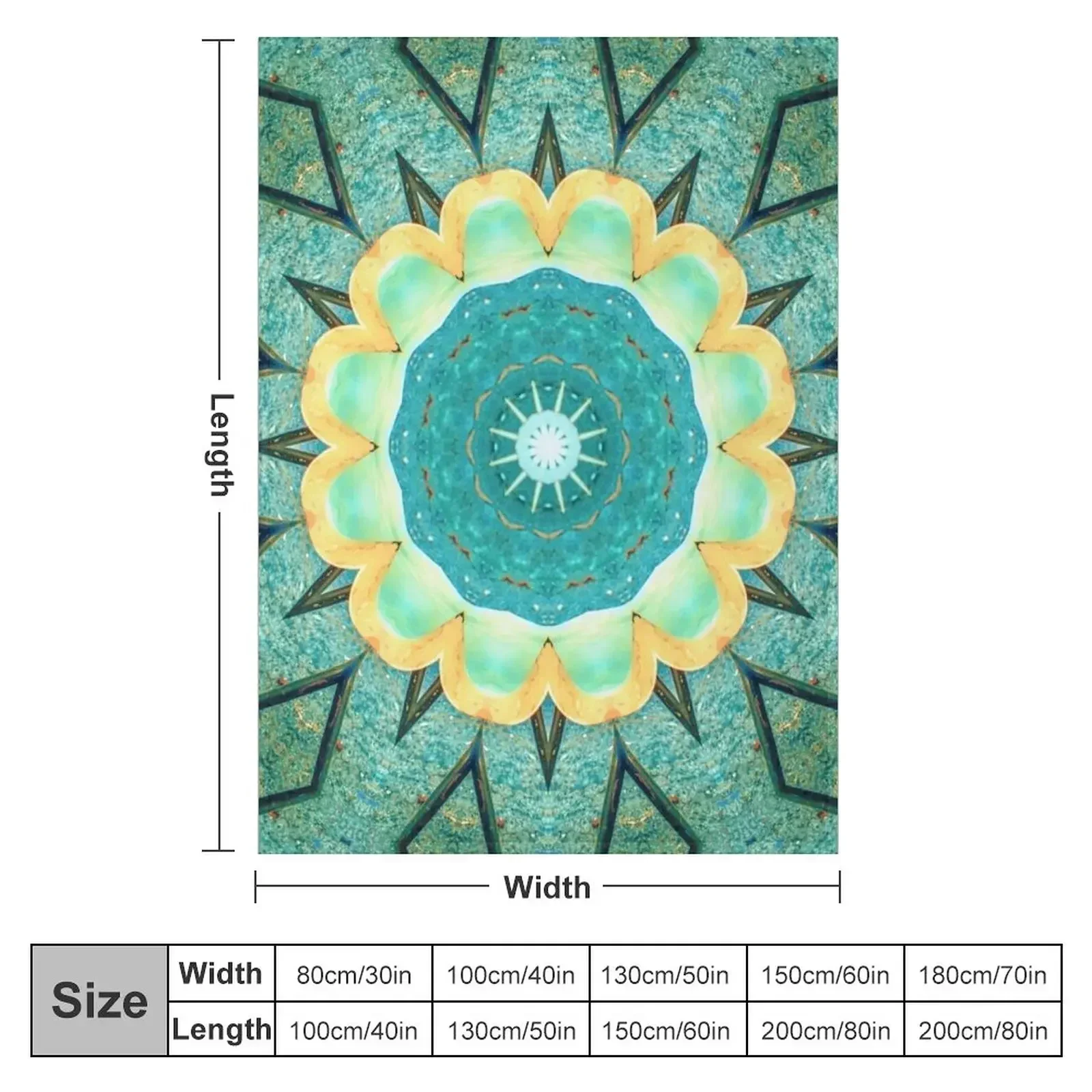Новое геометрическое абстрактное цветочная мандала с 12-лепестками очень большое