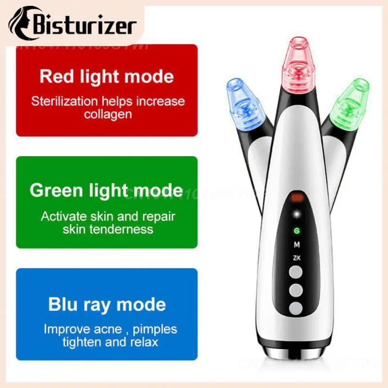 

Electronic Beauty Instrument Blackhead Remover Pore Vacuum Cleaner Get Rid Of Acne Hot Compress Export Cleaner Tool USB Charging